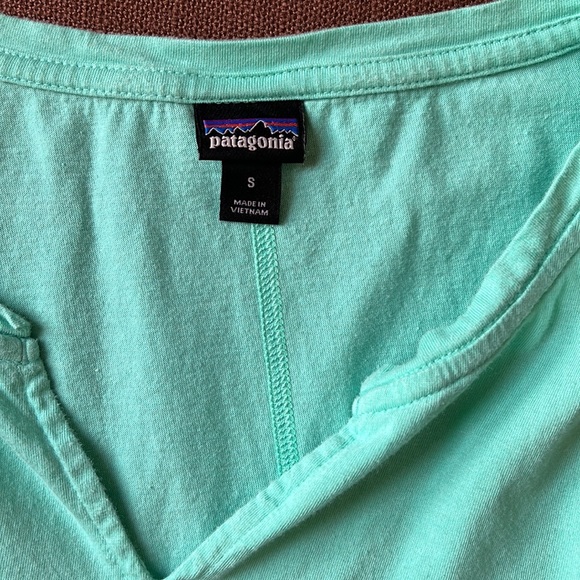 Patagonia Mint Green Sleeveless Top size Small - Picture 4 of 5